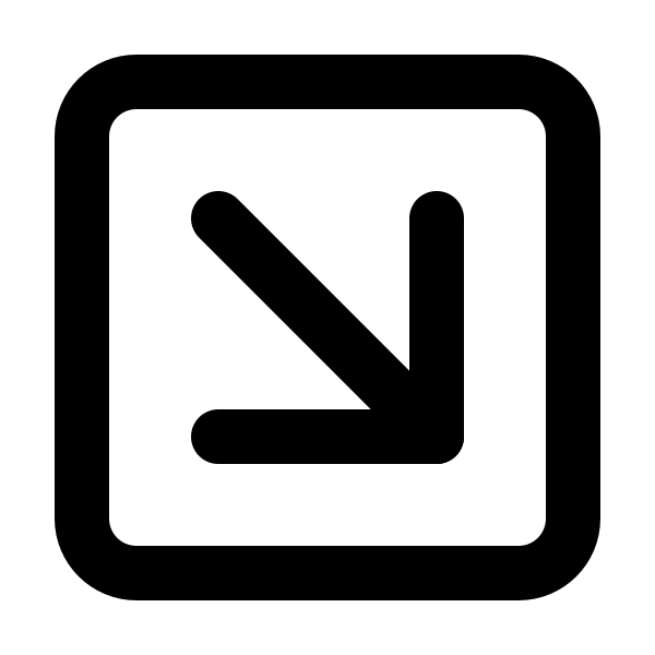 Square Arrow Down Right