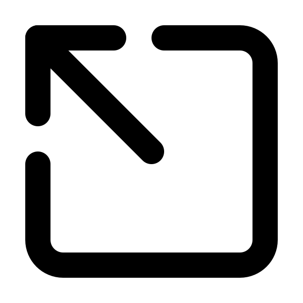 Square Arrow Out Up Left