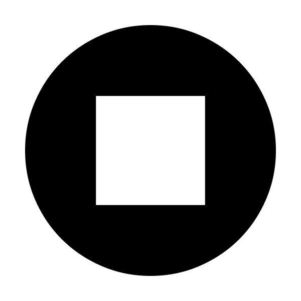Square Circle Fill