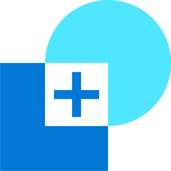 Square Circle Plus White