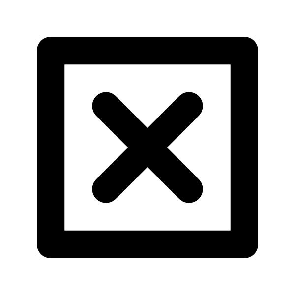 Square Cross Vector