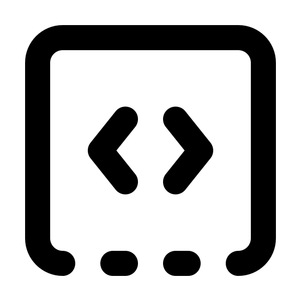 Square Dashed Bottom Code