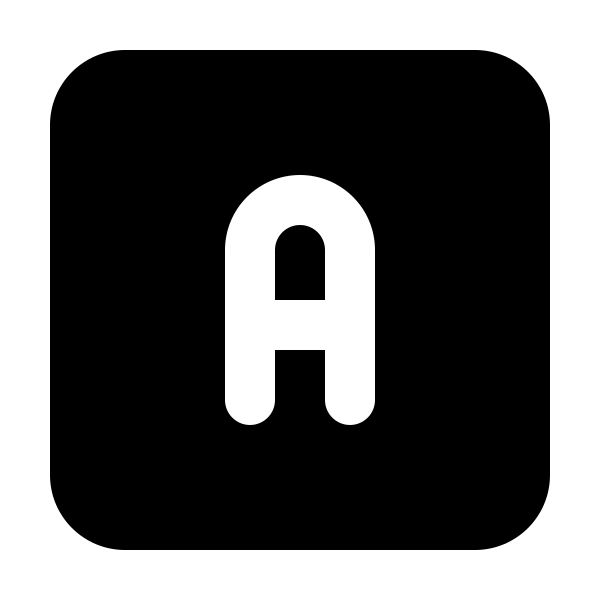 Square Letter A