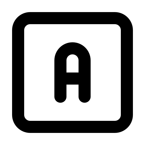 Square Letter A