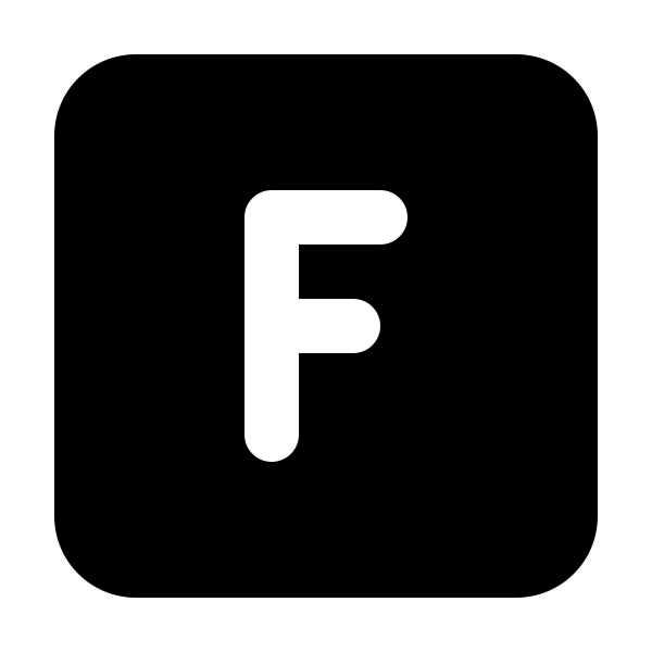 Square Letter F