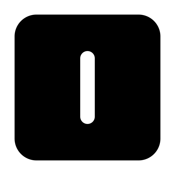 Square Letter I