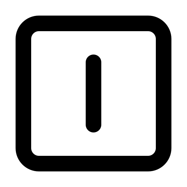 Square Letter I