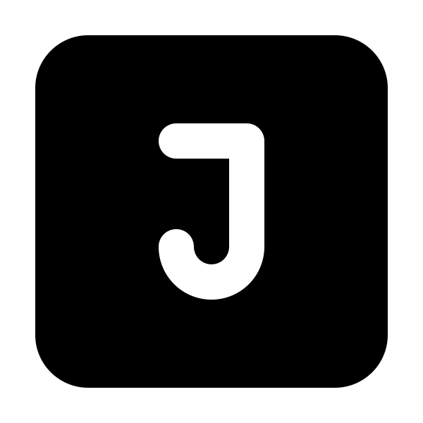 Square Letter J