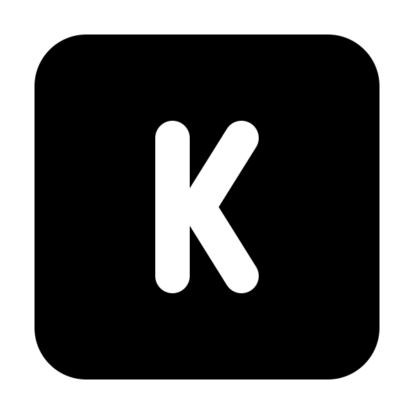 Square Letter K