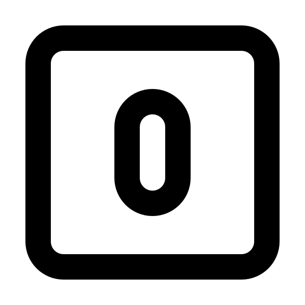 Square Letter O