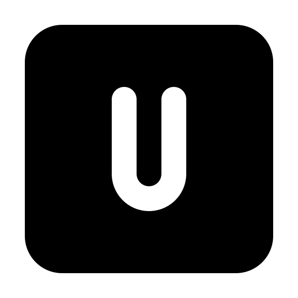 Square Letter U