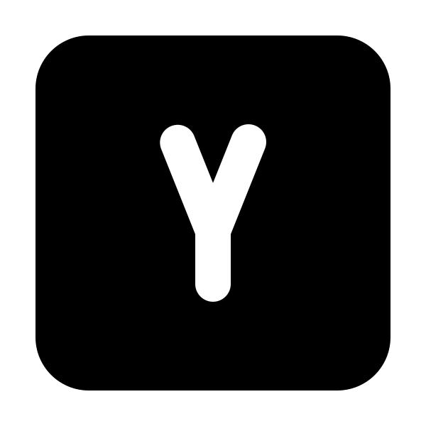 Square Letter Y