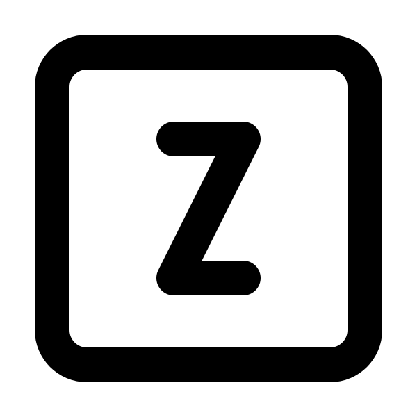 Square Letter Z