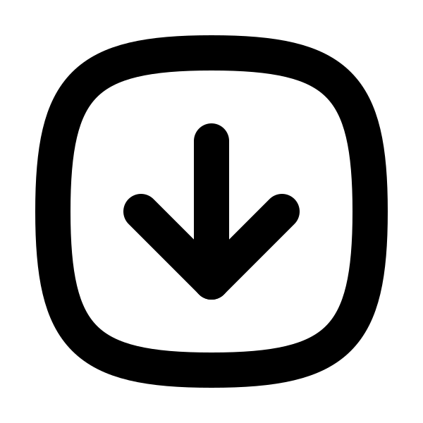 Square Rounded Arrow Down
