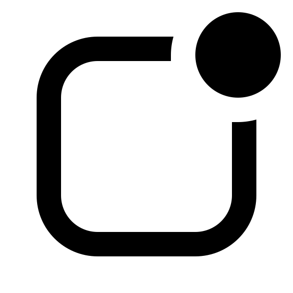Square Rounded Badge Outline