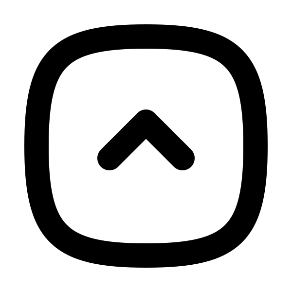 Square Rounded Chevron Up