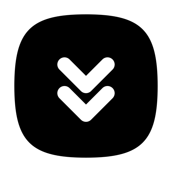 Square Rounded Chevrons Down