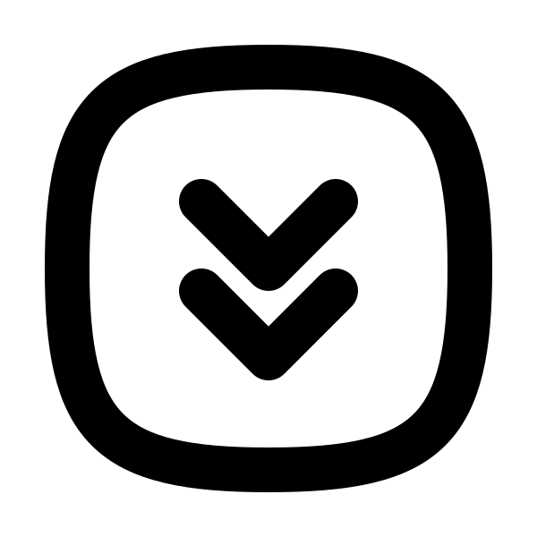 Square Rounded Chevrons Down