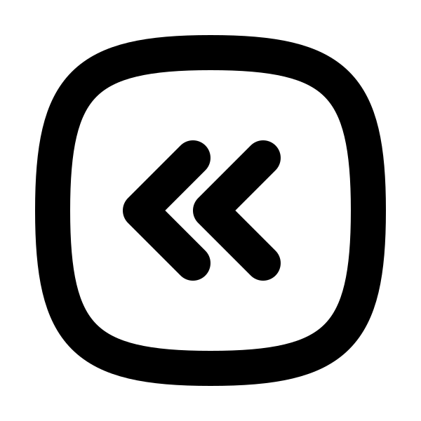 Square Rounded Chevrons Left