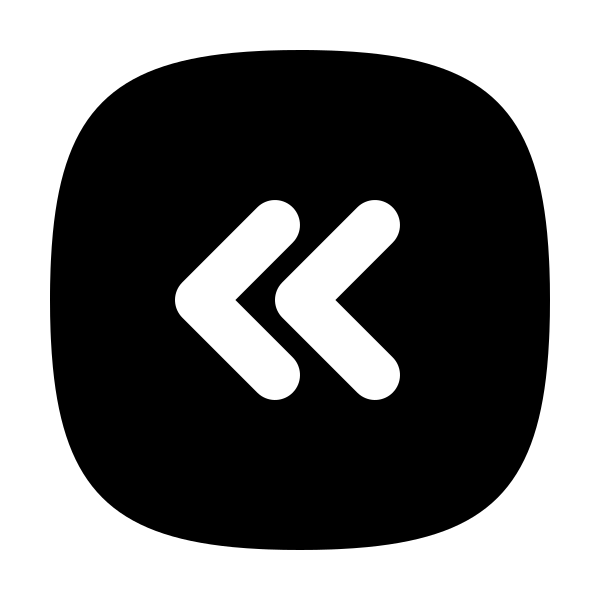 Square Rounded Chevrons Left