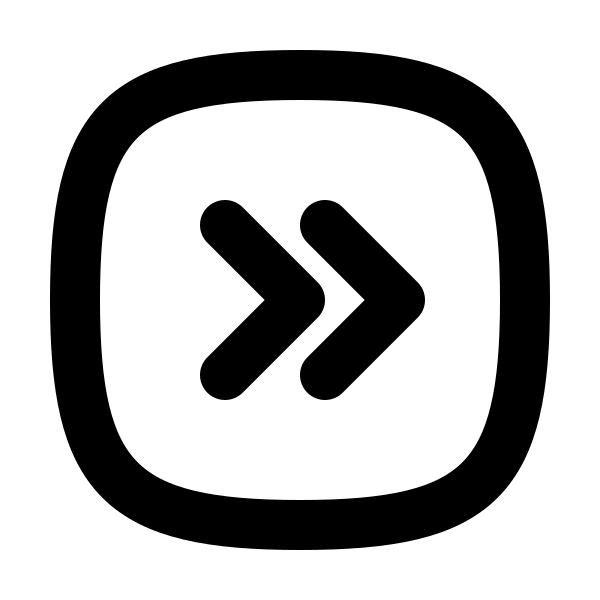 Square Rounded Chevrons Right