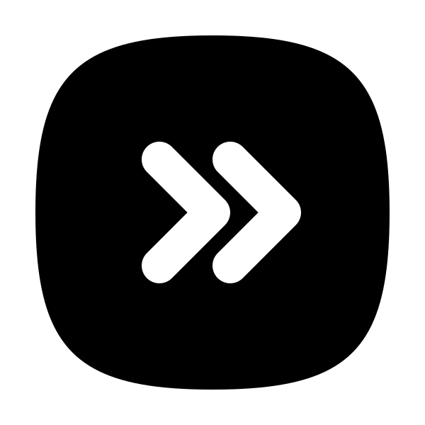 Square Rounded Chevrons Right