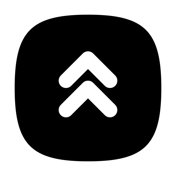 Square Rounded Chevrons Up