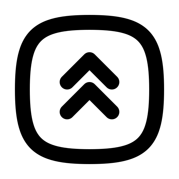 Square Rounded Chevrons Up