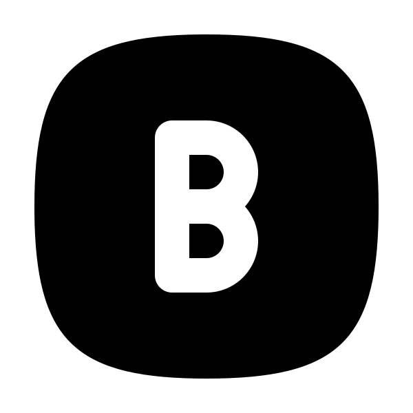 Square Rounded Letter B