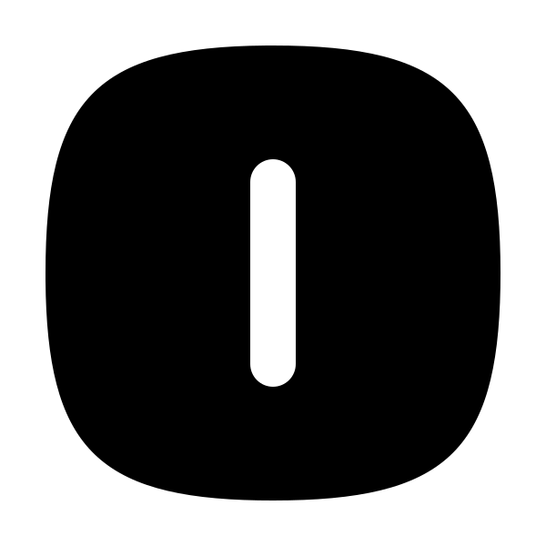 Square Rounded Letter I