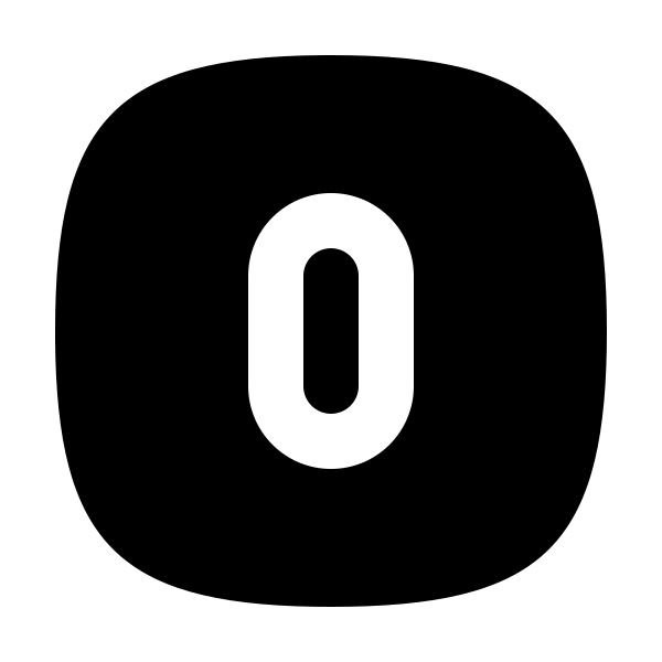 Square Rounded Letter O