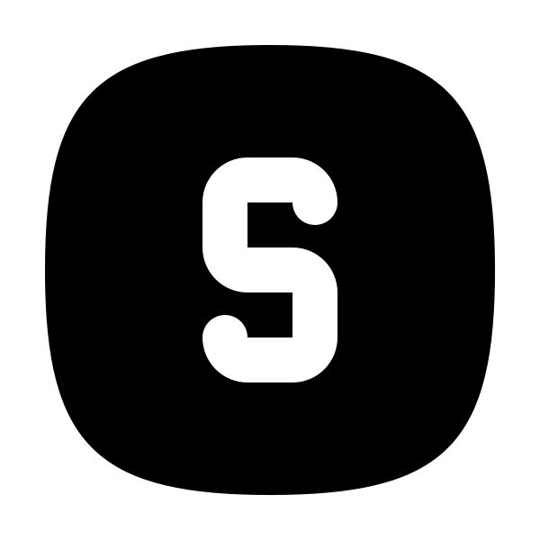 Square Rounded Letter S