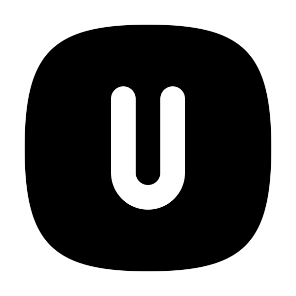 Square Rounded Letter U