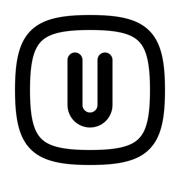 Square Rounded Letter U