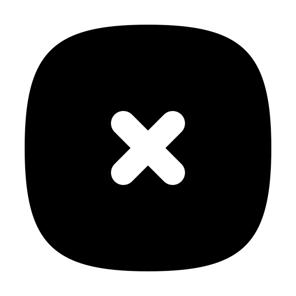 Square Rounded X