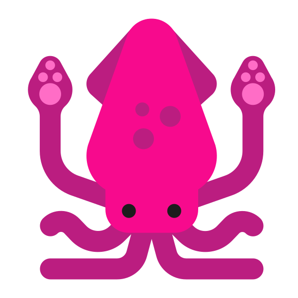 Squid Flat Vector