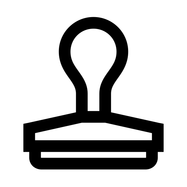 Stamp Solid Vector