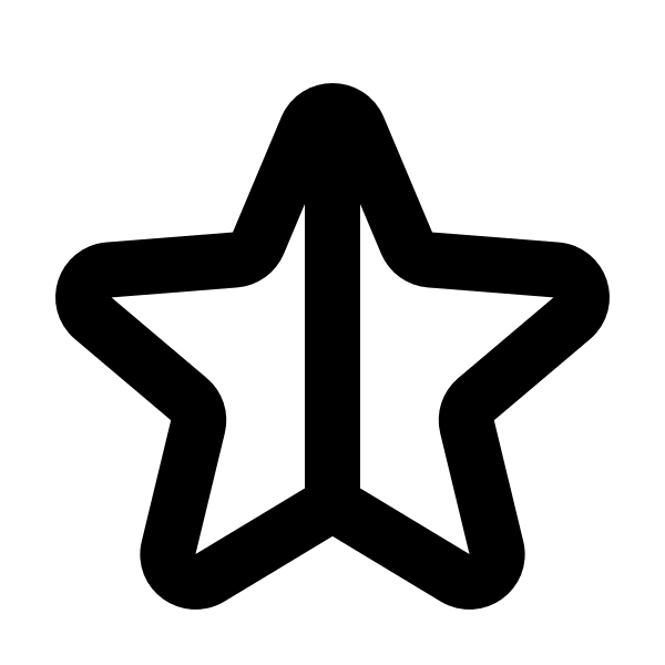 Star Half Stroke