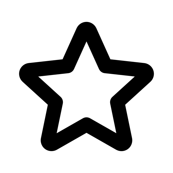 Star Outline Vector