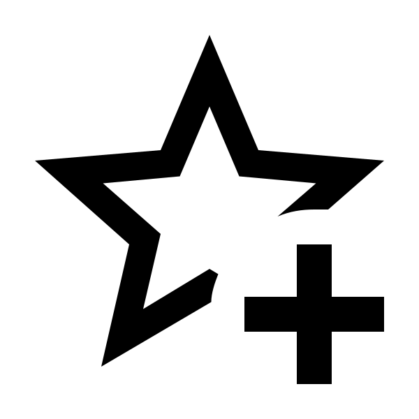 Star Plus Outline