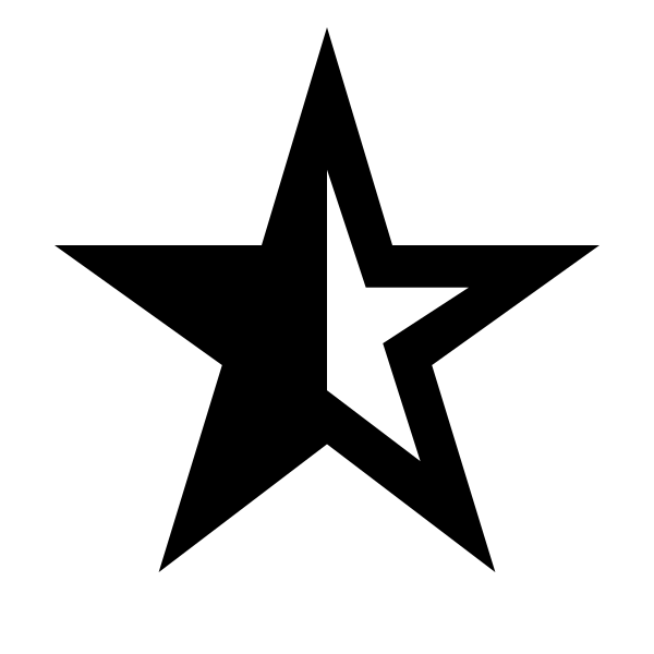 Star Rate Half Fill