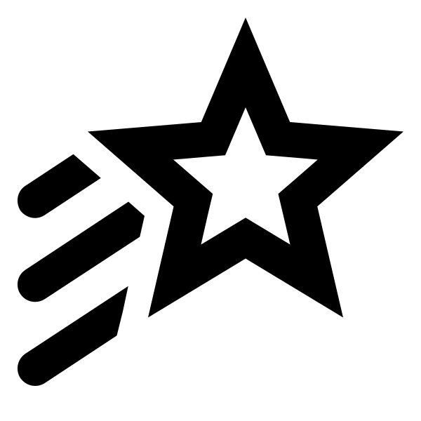 Star Shooting Outline