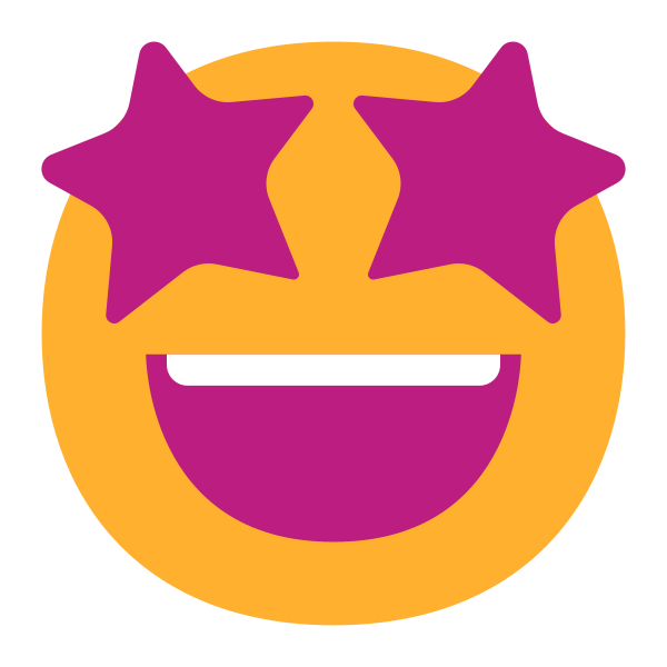 Star Struck Flat Vector