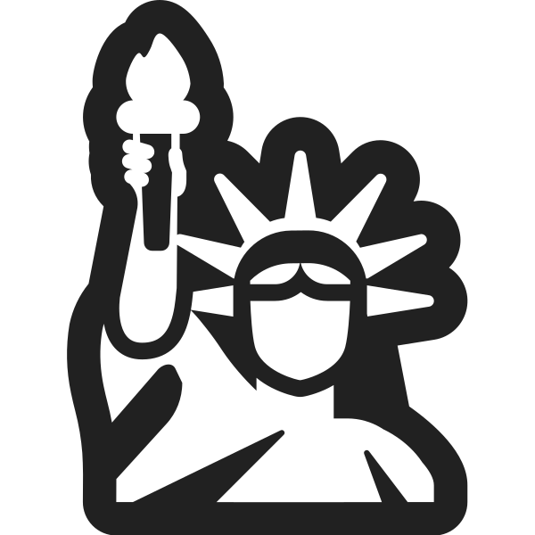 Statue Of Liberty High Contrast