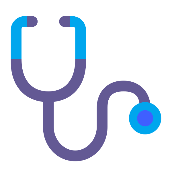 Stethoscope Flat Vector