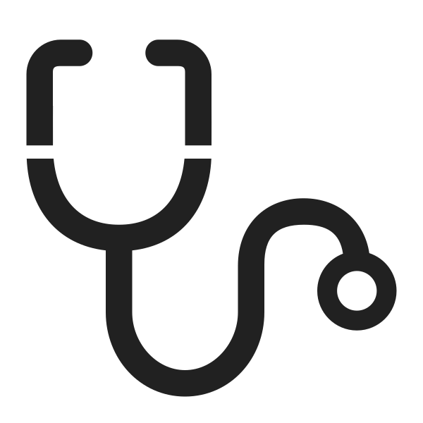Stethoscope High Contrast