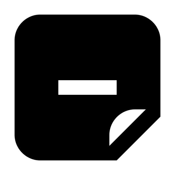 Sticker Minus