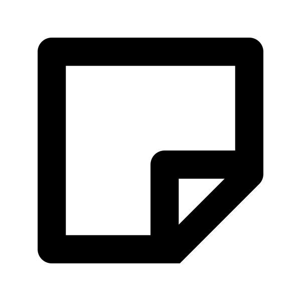 Sticky Note Vector