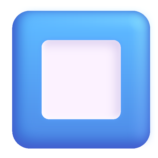 Stop Button Color Vector