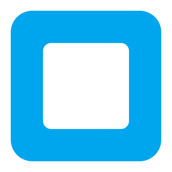 Stop Button Flat Vector